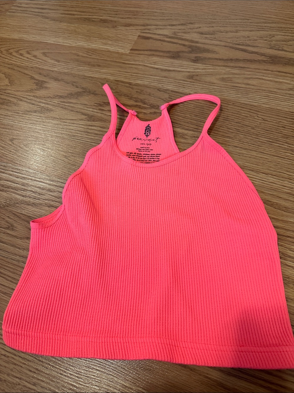Neon Orange Free People Athletic Top